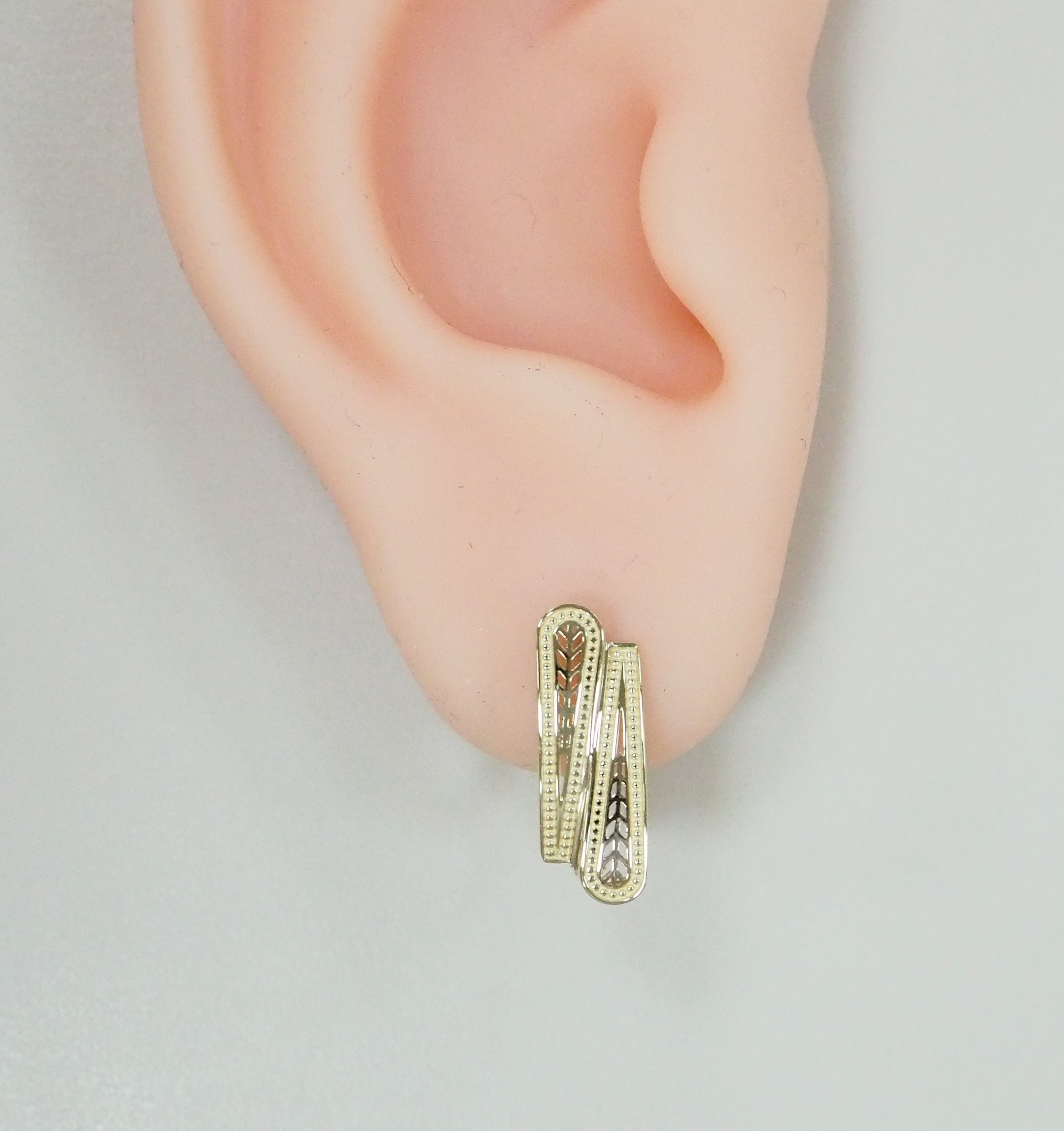 Серьги из желтого золота